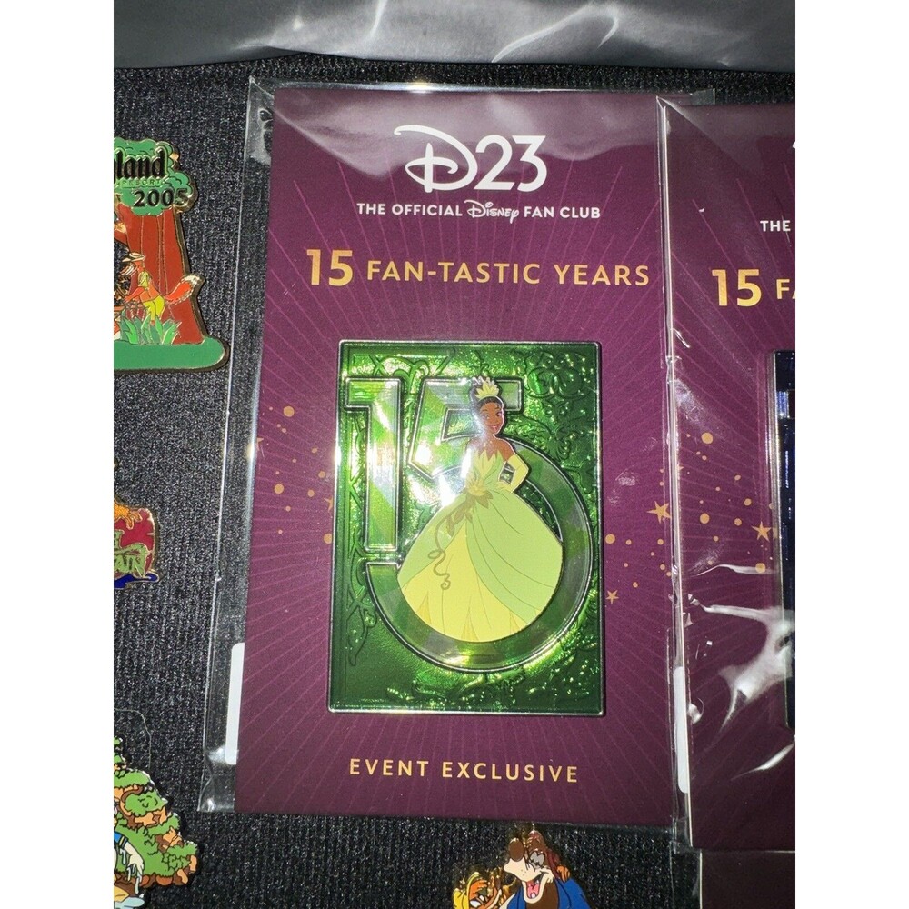2024 D23 15th Anniversary DEC Disney Princess & The Frog Tiana Pin LE 300